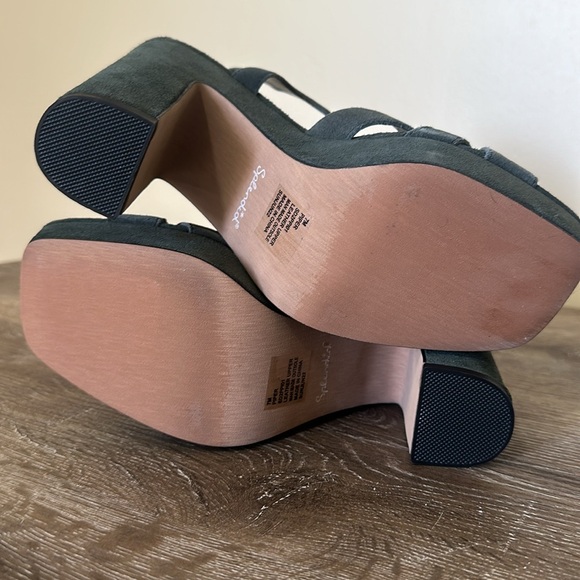 Splendid Piper Green Suede Heel - Picture 7 of 11